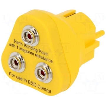 Earthing plug | ESD | Features: three10mm male pre