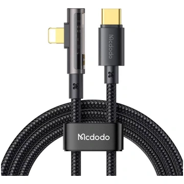 USB-C uz Lightning leņķa kabelis McDodo CA-3390 36