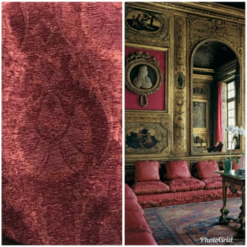 Duchess Jules Designer Velvet Chenille Burnout Fab