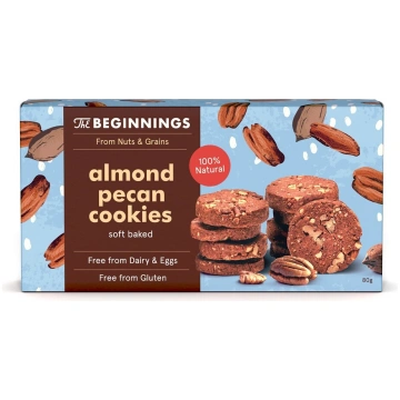Cepumi THE BEGINNINGS Mandeļu pekanriekstu, 80g