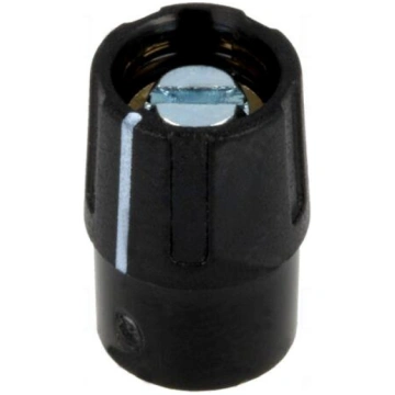 Knob | with pointer | ABS | Øshaft: 4mm | Ø9.5x14m