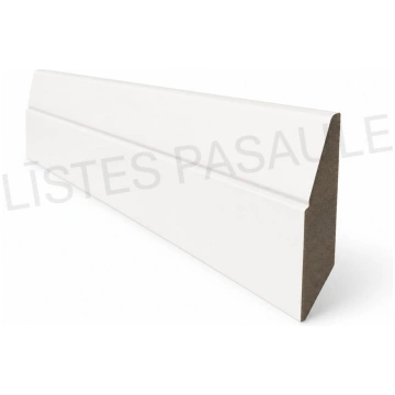 Mitrumizturīga MDF grīdlīste 2,8m/19*60/RAL vai NC