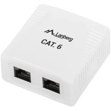 Lanberg OU6-0002-W - network surface mount box OU6