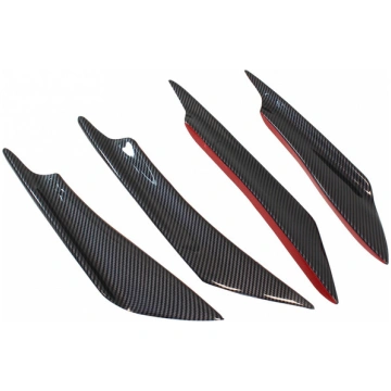 4pcs Front Bumper Splitter Fins & Canards Body Spo