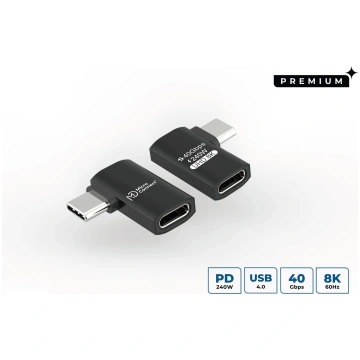 MicroConnect Premium USB4 Gen 3x2 USB-C angled ada