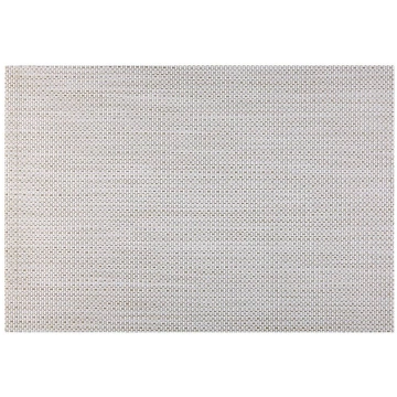 Table Mat 45 x 30 cm Glamour Woven white - gold Am