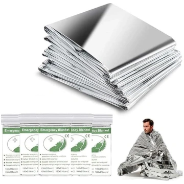 DYHQQQ 10 paku avārijas sega, folija, Mylar termis