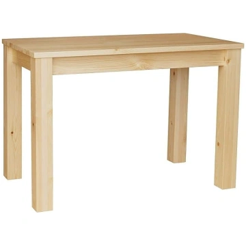 k koma Solid Pine Table - Untreated Dining Table w