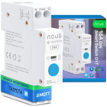 Nous NOUS D1T Schaltaktor WLAN Tasmota 16A/für Hut