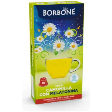 Capsule Borbone CAMOMILLA con MELATONINA comp. NES