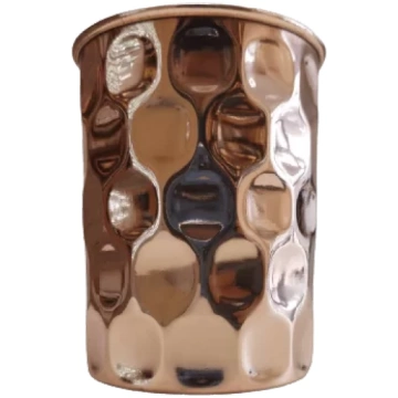 Vara glāze Copper Cup Diamond Hammered 330ml, Copp