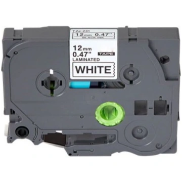 ANALOGS BROTHER TZE-231 TZ-231 12mm 8M Black on Wh