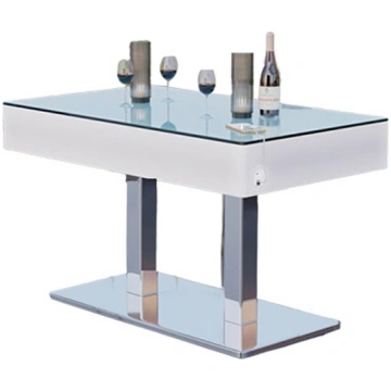 Dj square duble table-led