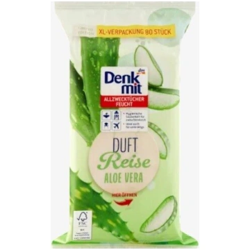 Denkmit mitrās universālās tīrīšanas salvetes Duft