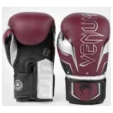 Venum "Elite Evo" Boksa Cimdi Bordo/Sudraba