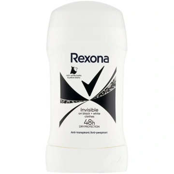 Rexona - Solid antiperspirant Invisible Black & Wh