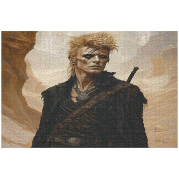 Koka puzle David Bowie Rock Singer Series Poster -