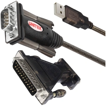 Kabel USB Unitek USB-A - RS-232 1.4 m Czarny (Y105