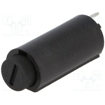 Fuse holder; THT; 5x20mm; -30÷85°C; 10A; thermopla
