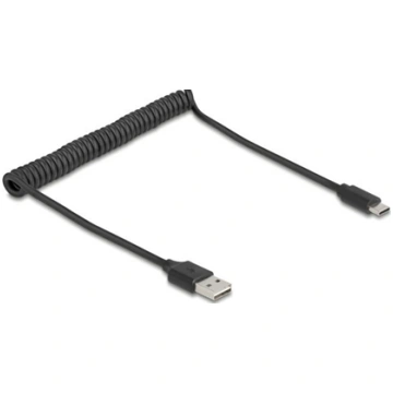 Delock Coiled Cable EASY-USB 2.0 Type-A male to US