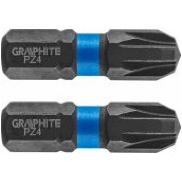 Graphite Graphite Screwdriver bit (Impact bits PZ4