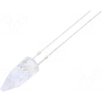 LED | yellow | 5mm | 500÷750mcd | 100° | Front: Ro