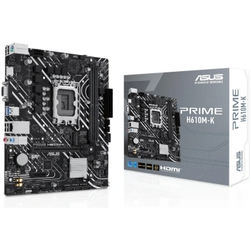 Mainboard, ASUS, Intel H610, LGA1700, Micro-ATX, M