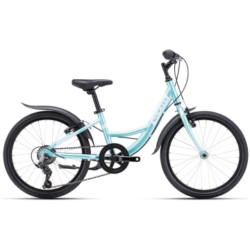 CTM ELLIE turquoise pearl / white 11" V