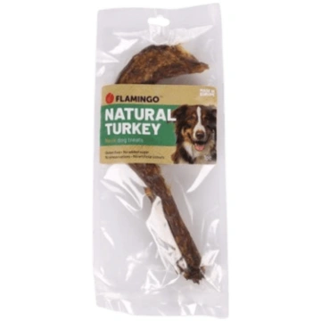 Flamingo Nature Snack Turkey Neck tītara kakls suņ