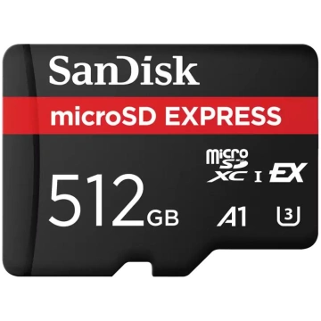 SanDisk Express microSD PCI Express Gen 3.1 UHS-I 