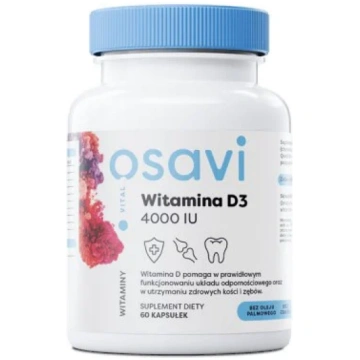 OSAVI D3 vitamīns 4000 SV (60 kapsulas)
