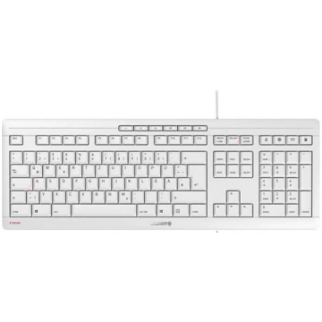 CHERRY STREAM KEYBOARD grau Layout Deutschland ( J
