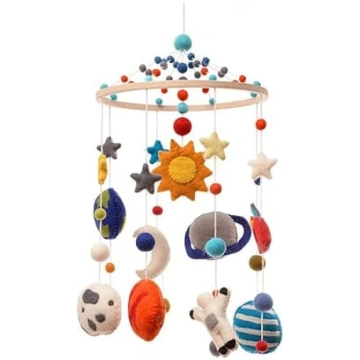 Glaciart One Space Nursery Mobile - krāsains dekor