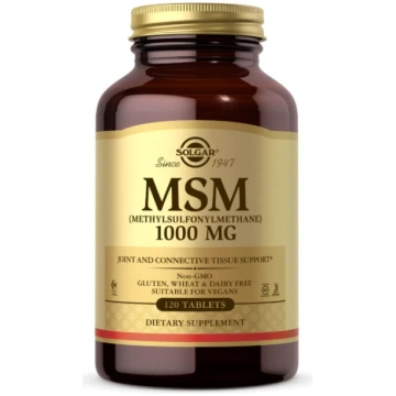 Solgar SOLGAR sērs MSM - metilsulfonilmetāns 1000 