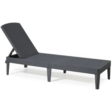 KETER POLY RATTAN LOUNGER JAIPUR GRAPHITE 235162