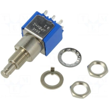 Switch: push-button | Pos: 2 | DPDT | 3A/250VAC | 