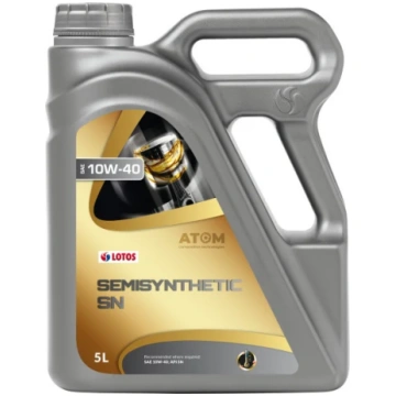 Semisyntetic 10W40 5L Motoreļļas un šķidrumi LOTOS