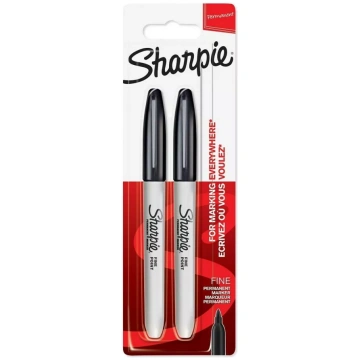 Mapķieris Sharpie Fein Rundspitze melns 2 gab. bli