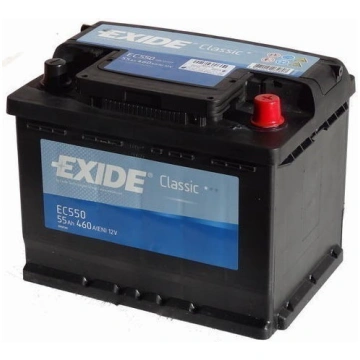 Akumulators 55 Ah / 460A 242x 175x 190mm EXIDE EC5