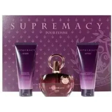 Afnan Supremacy Purple Gift Set: EDP 100 ml, showe