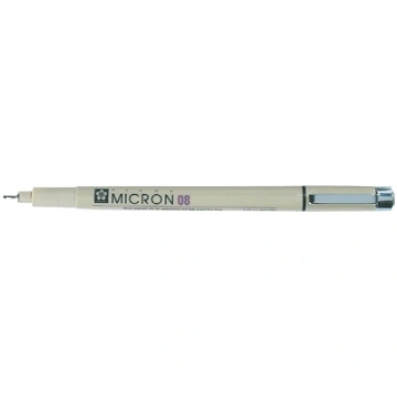 Pildspalva Sakura Pigma Micron 08/0.5 mm, melna