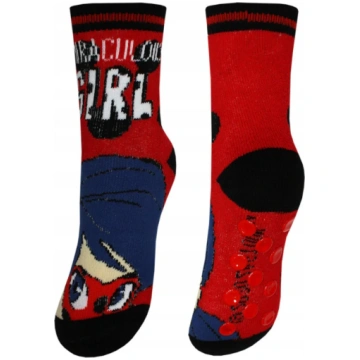 Miraculous Ladybug bērnu biezās neslīdošās zeķes 3