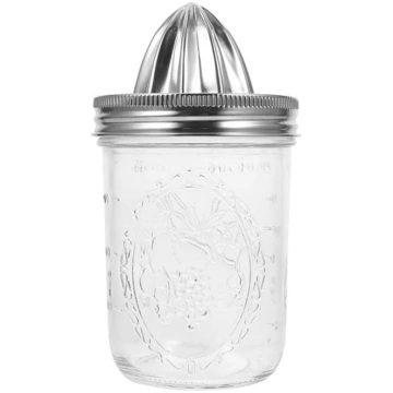 Mobestech Mason Jar Citrusaugļu sulu spiede Rokasg