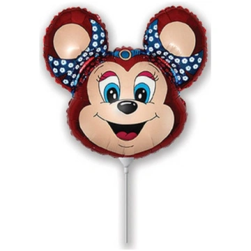 Balons folija 14" Babsy Mouse (red) bez iepak