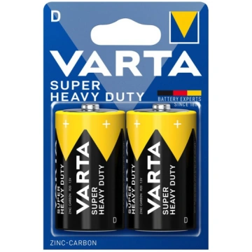 *Baterijas VARTA SUPER HEAVY DUTY (2) D (2020) RIM