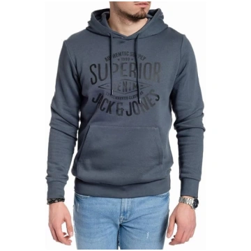 JACK & JONES Vīriešu pulovers ar kapuci, svīteris 