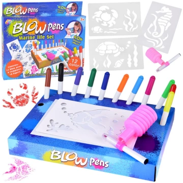 Creative art set - painting with pump pens and ste