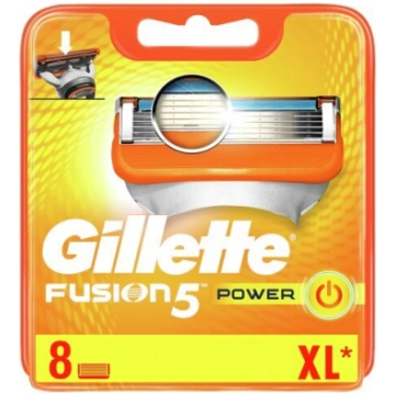 LAMES GILLETTE FUSION POWER - 8 uzlādēšanas