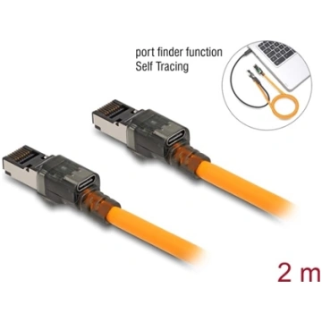 Delock RJ45 Network Cable with USB Type-C™ port fi