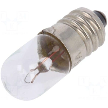 Filament lamp: miniature | E10 | 6VDC | 150mA | Bu